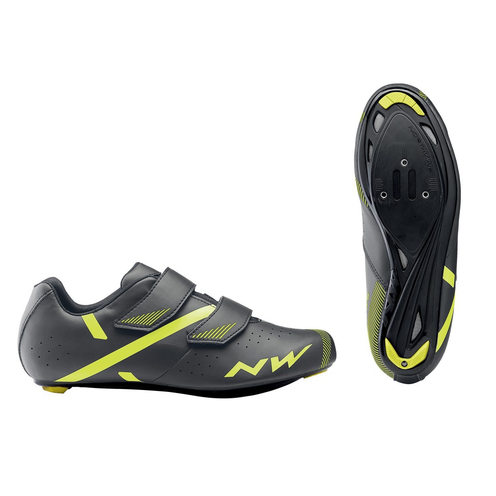 Zapatillas ciclismo JET 2 Antracita-Amarillo Fluo NORTHWAVE