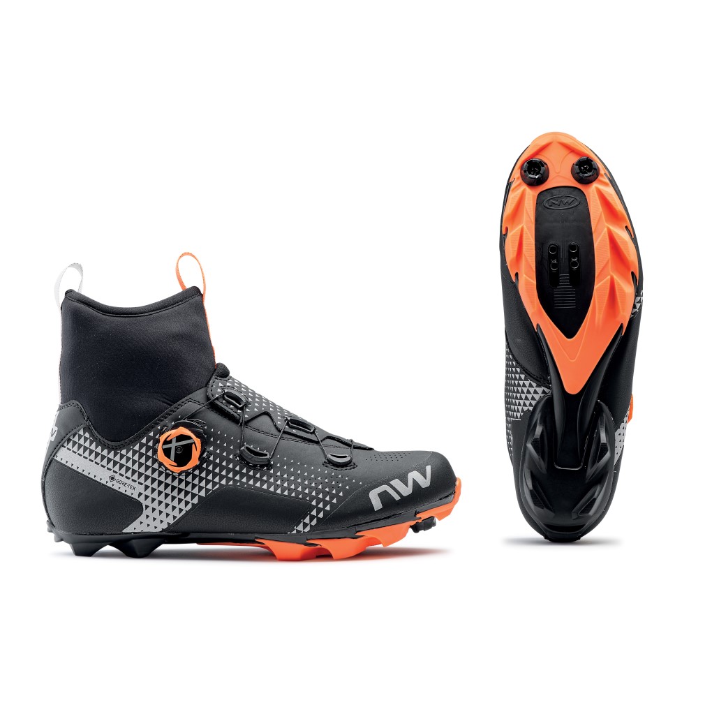 Zapatillas Northwave Celsius XC GTX Negro-Naranja-Reflectante