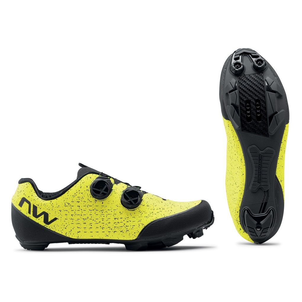 Zapatillas Northwave REBEL 3 MTB Amarillo Fluo Negro