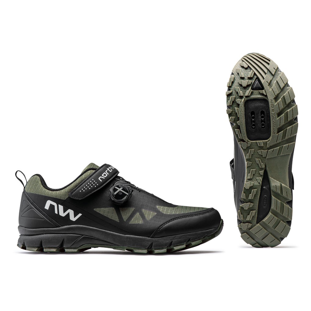 Zapatillas Northwave CORSAIR Negro-Verde Forest