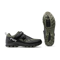 Zapatillas Northwave CORSAIR Negro-Verde Forest