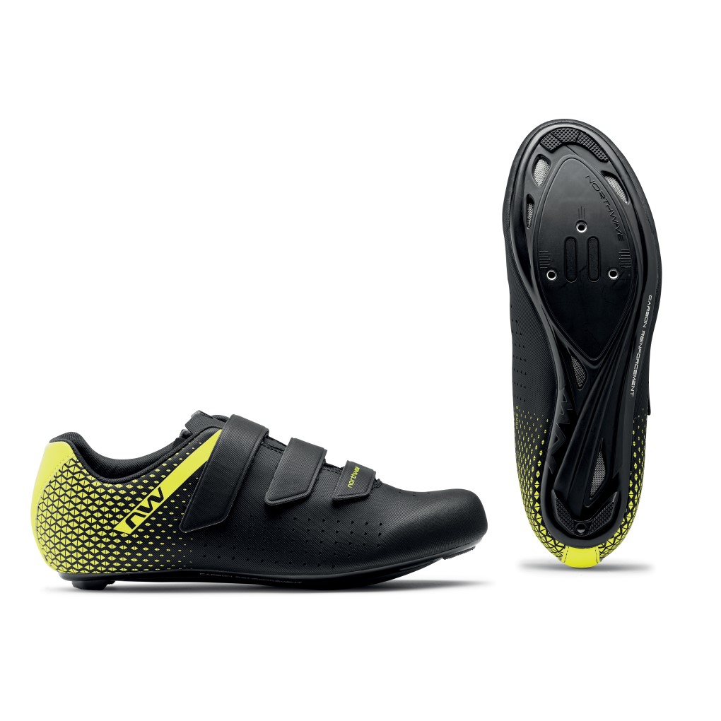 Zapatillas Northwave CORE 2 Negro-Amarillo Fluo