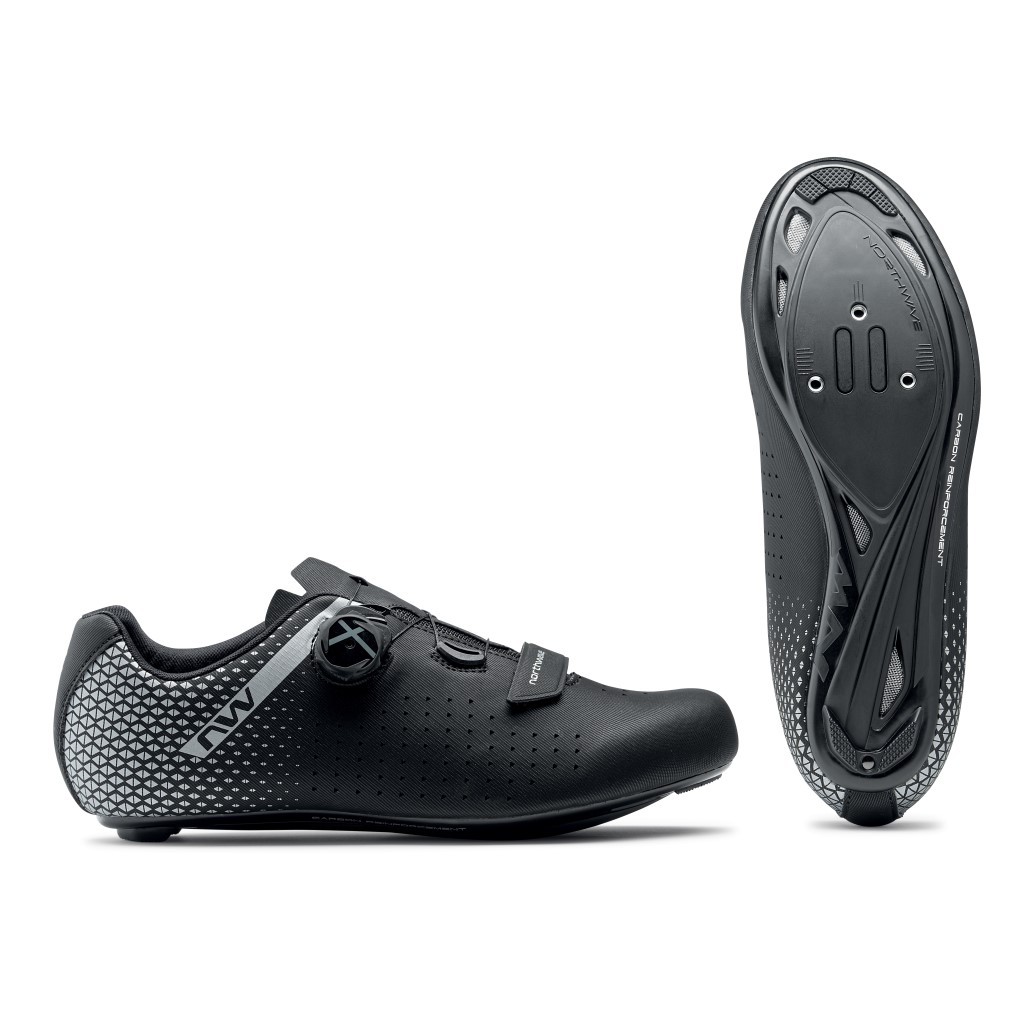 Zapatillas Northwave CORE PLUS 2 WIDE Negro-Plata