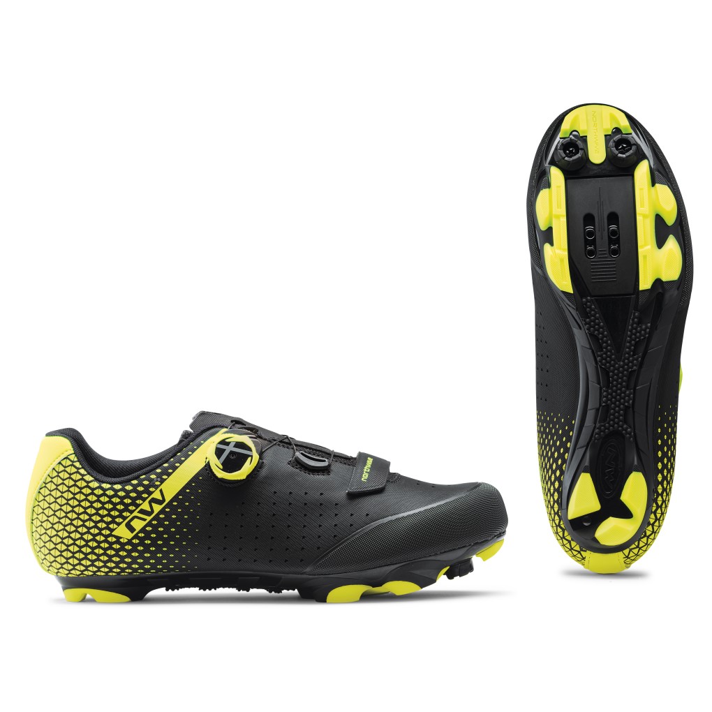 Zapatillas Northwave ORIGIN PLUS 2 Negro-Amarillo Fluo