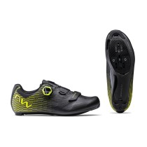 Zapatillas Northwave STORM CARBON 2 Negro-Amarillo Fluo