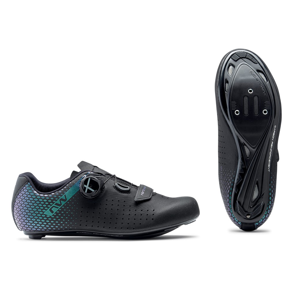 Zapatillas Northwave CORE PLUS 2 Woman Negro-Iridescent