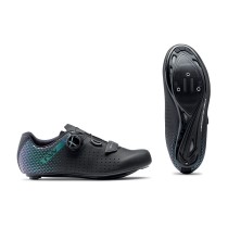 Zapatillas Northwave CORE PLUS 2 Woman Negro-Iridescent