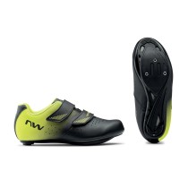 Zapatillas Northwave CORE JUNIOR Negro-Amarillo Fluo