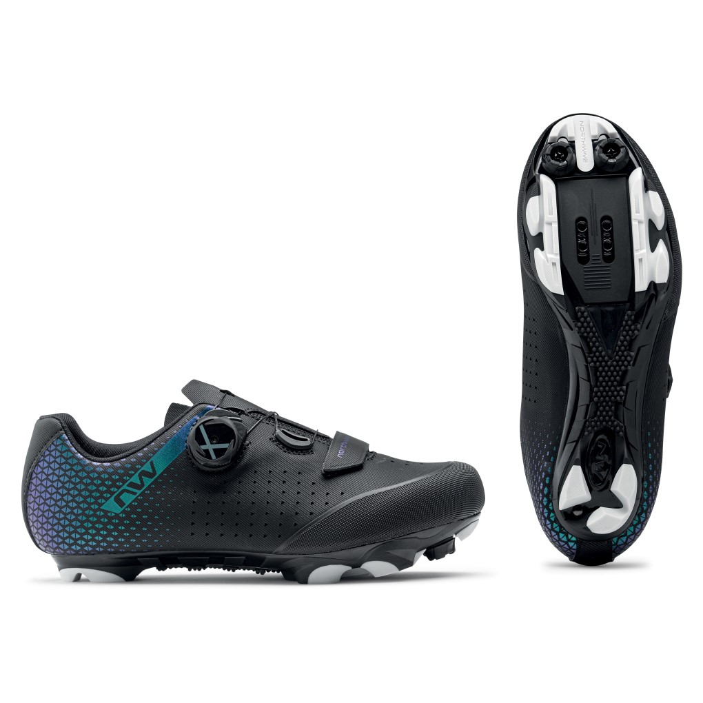 Zapatillas Northwave ORIGIN PLUS 2 Woman Negro-Iridescent