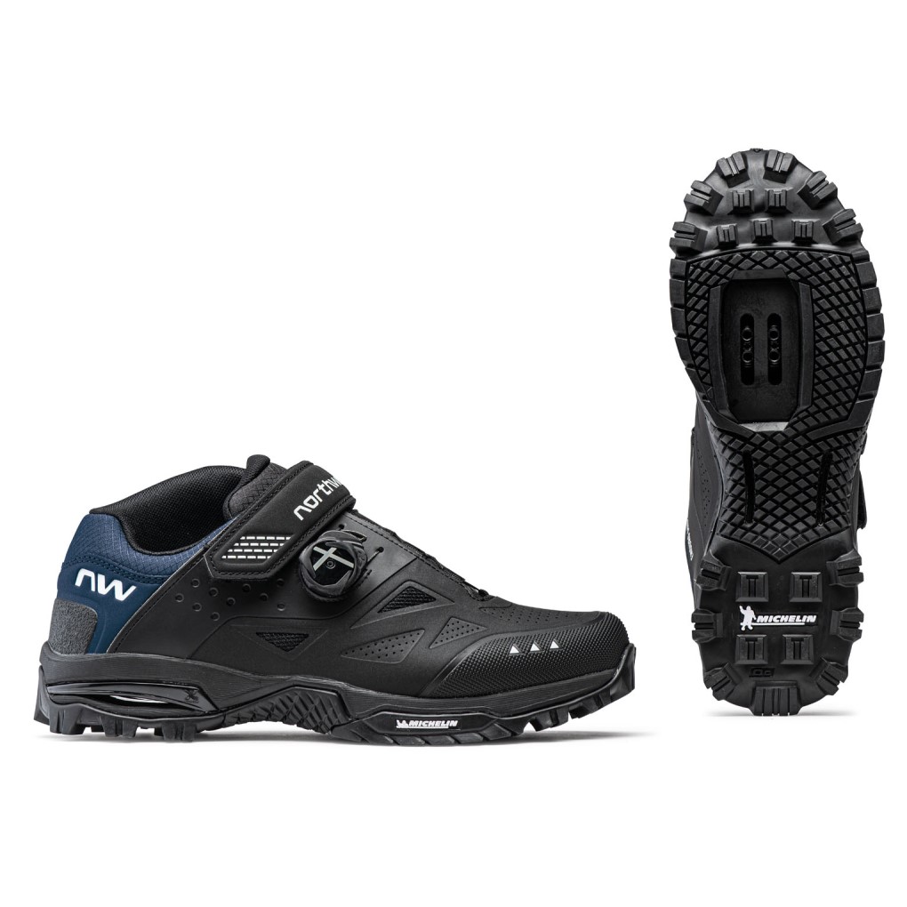Zapatillas Northwave ENDURO MID 2 Negro-Azul Oscuro