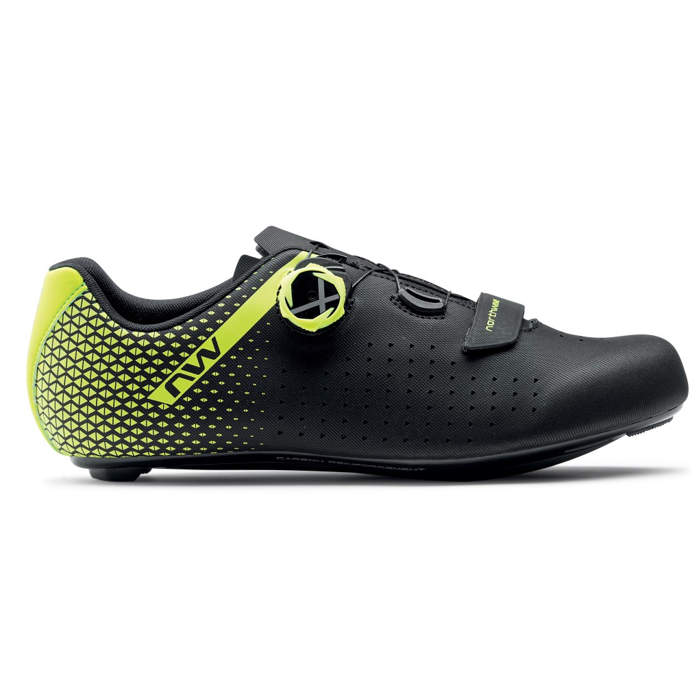 Zapatillas Northwave CORE PLUS 2 Negro-Amarillo Fluo