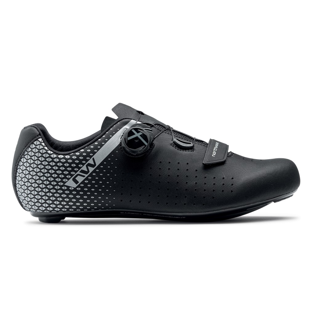 Zapatillas Northwave CORE PLUS 2 WIDE Negro-Plata