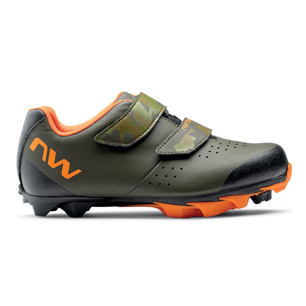 Zapatillas Northwave ORIGIN JUNIOR Verde Forest-Naranja