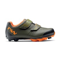 Zapatillas Northwave ORIGIN JUNIOR Verde Forest-Naranja