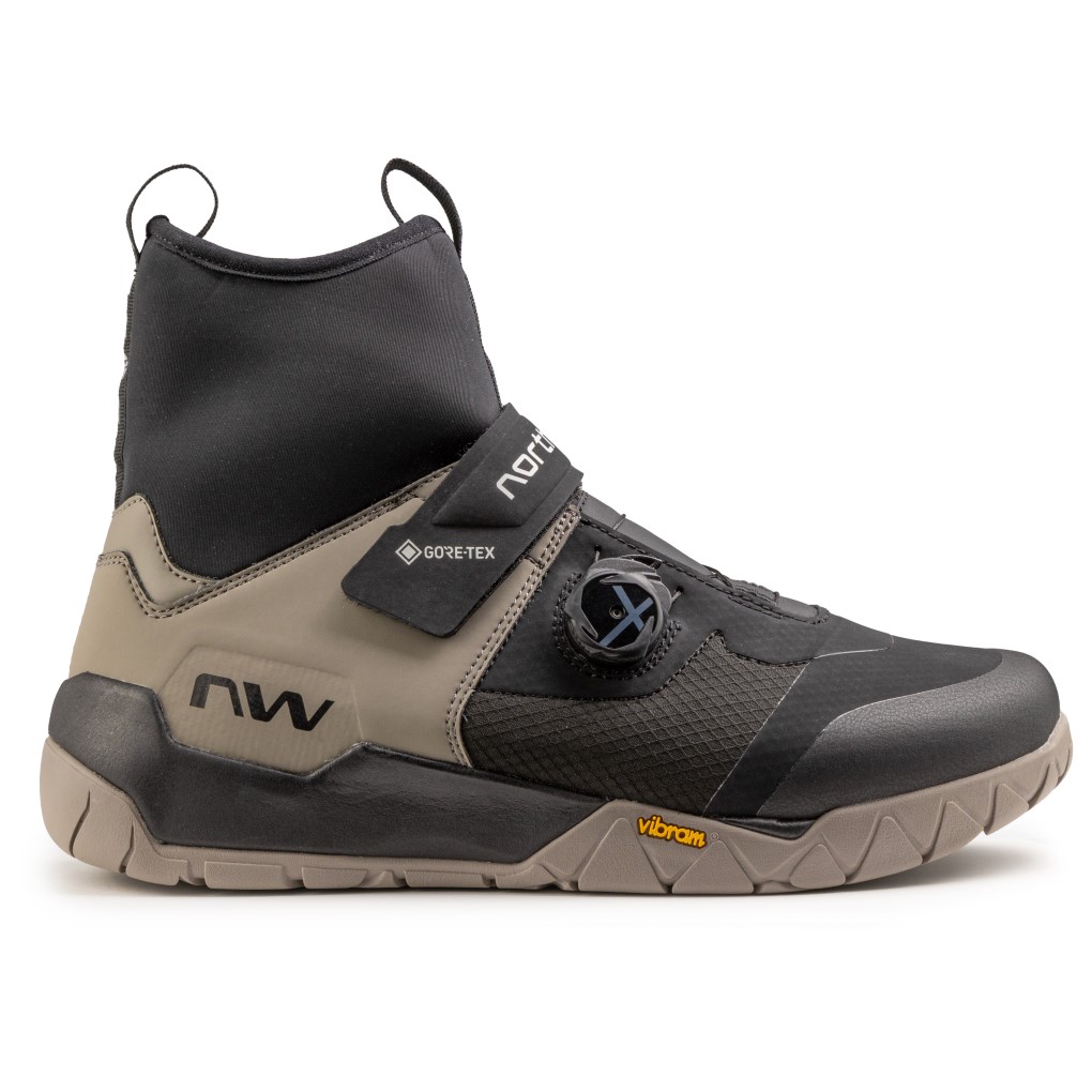 Zapatillas Ciclismo MULTICROSS PLUS GTX TRAIL / AM Negro-Marrn