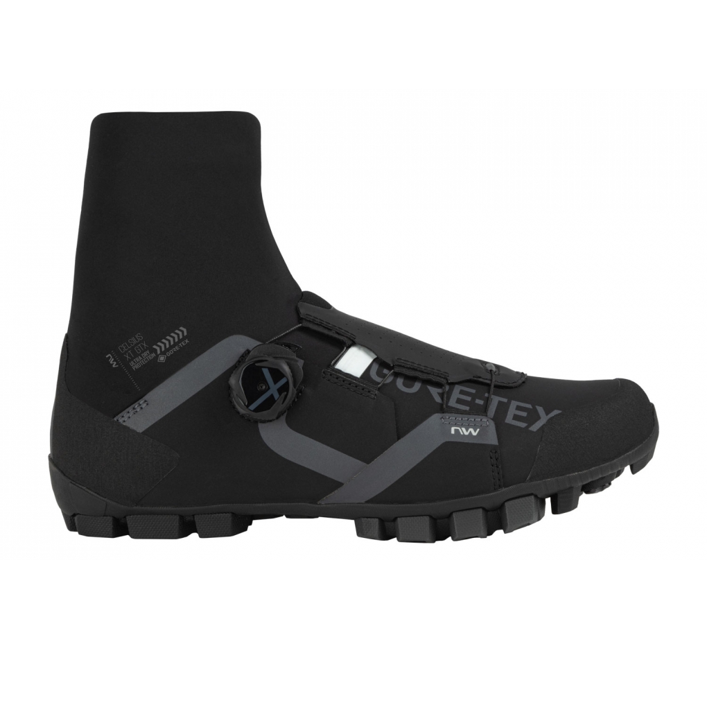 Zapatillas Ciclismo CELSIUS XT GTX GRAVEL / XC Negro-Gris Oscuro