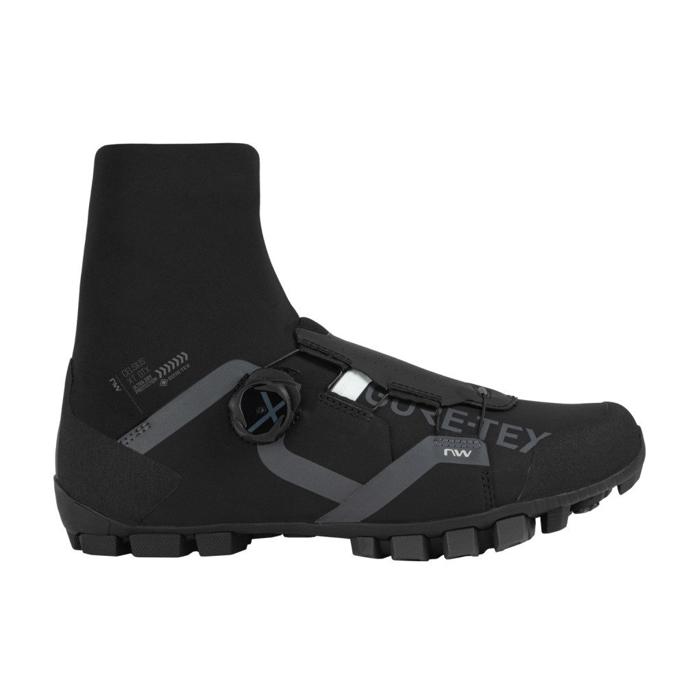 Zapatillas Ciclismo CELSIUS XT GTX XC/GRAVEL Negro-Gris Oscuro