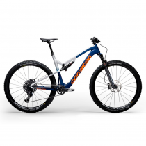 Bicicleta Corratec Revolution iLink Elite Azul Plata Naranja