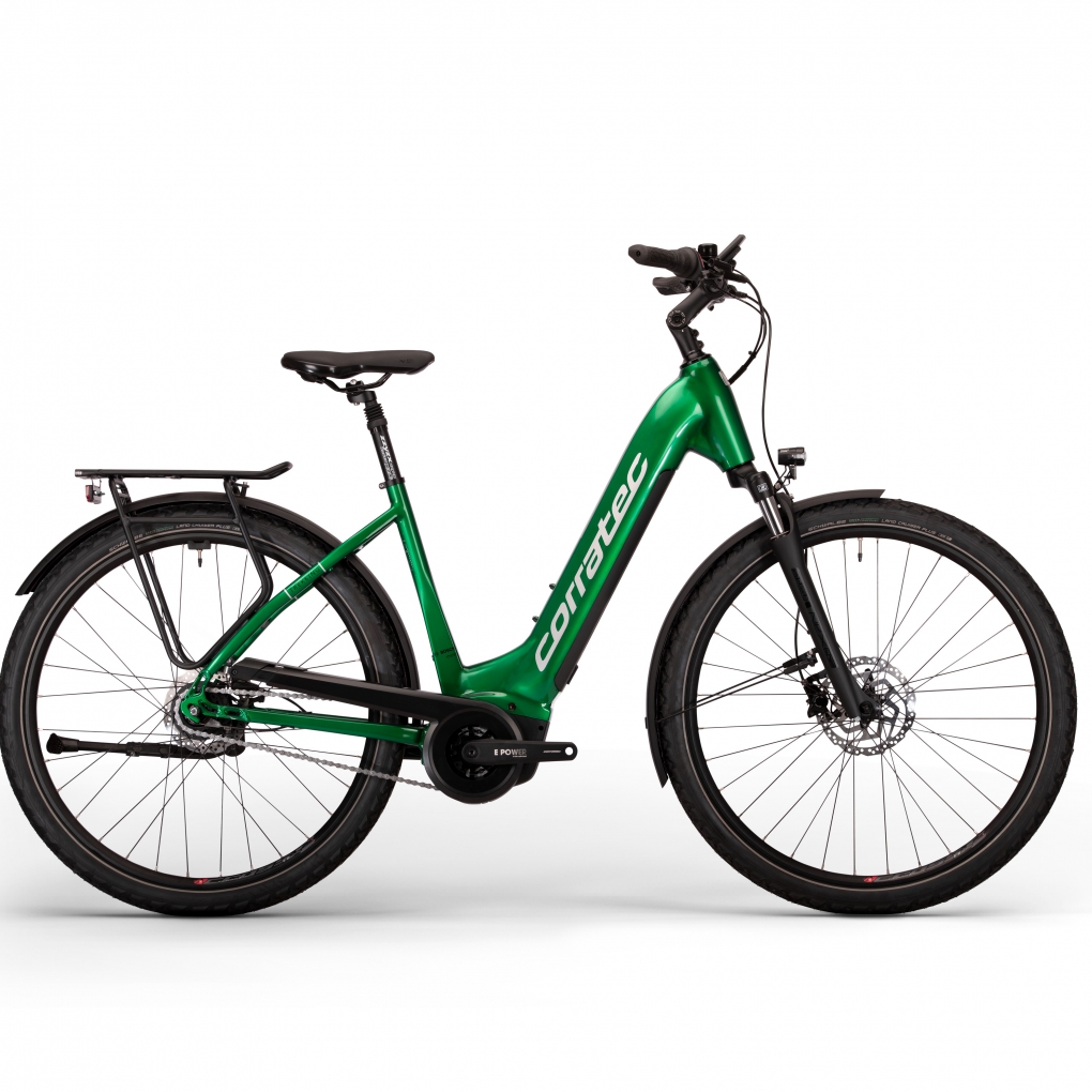 Bicicleta El ctrica Corratec E Power Trekking 28 P6 8s Wave Verde