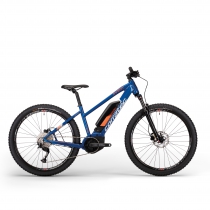 Bicicleta Eléctrica Corratec E-Power X-Vert Rock 26 Azul-Naranja-Plata
