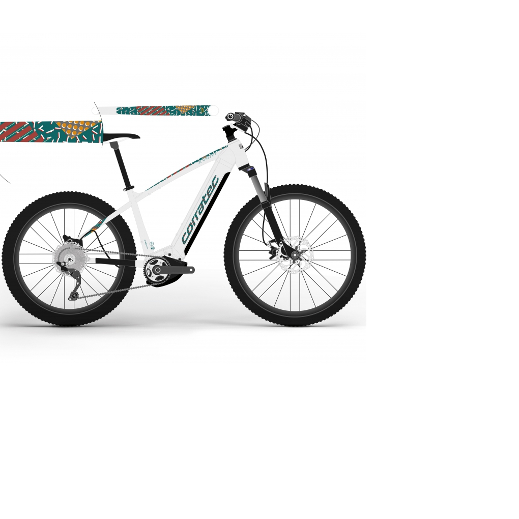 Bicicleta Elctrica Corratec E-Power X-Vert CX6 LTD Gent Blanco-Rainbow