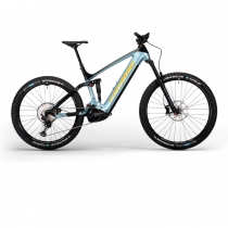 BICICLETAS EL�CTRICAS CORRATEC E-POWER RS 160 CX7 LTD TIJA TELESC�PICA AZUL-NEGRO-AMARILLO