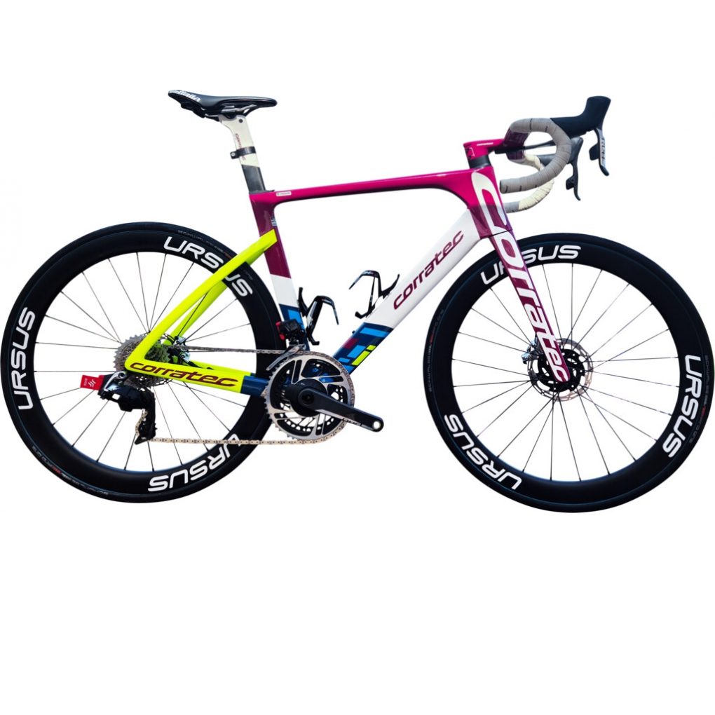 Bicicleta Corratec CCT Evo Vini Faniting Team Replica Red eTap