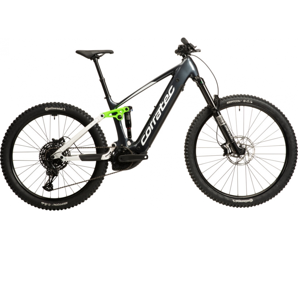 Bicicleta El�ctrica Corratec E-Power RS 160 Elite 800 Antracita-Blanco-Verde