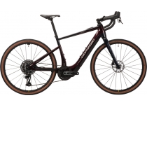 BICICLETA CORRATEC E-GRAVEL SX ROJO-AZUL-PLATA