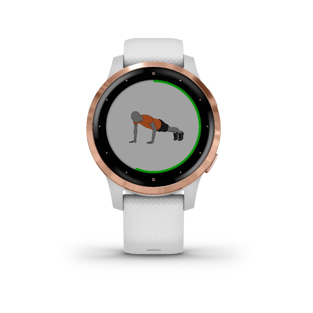 Garmin Vivoactive 4S Music Rosa Blanco y Oro Rosa