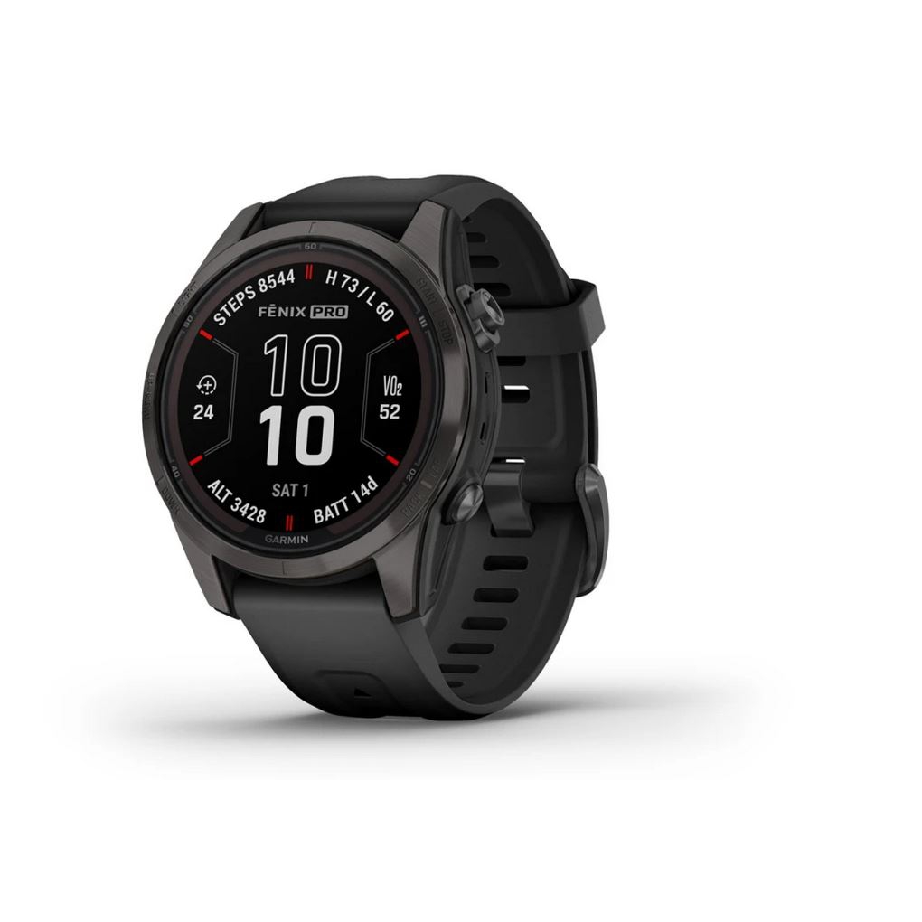 Garmin Fenix 7S Pro Solar Titanio Gris