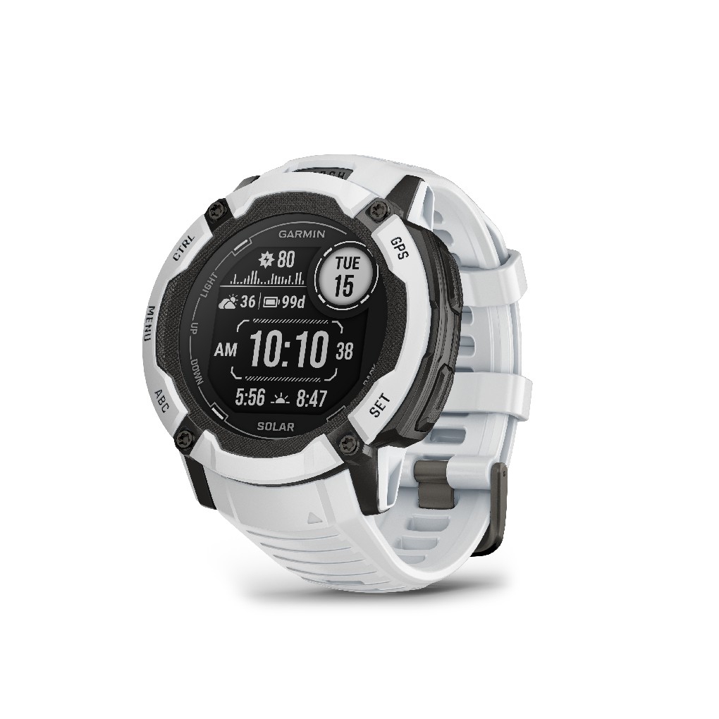 Garmin Instinct 2X Solar Blanco Piedra
