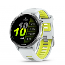 Garmin Forerunner 970 Titanio Blanco-Amarillo