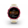 Reloj Garmin Forerunner 570 Aluminio Lila con Correa en Blanco y amarillo 42mm