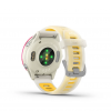Reloj Garmin Forerunner 570 Aluminio Lila con Correa en Blanco y amarillo 42mm