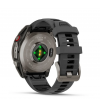 Garmin Fenix 8 Pro - 47mm Amoled Sapphire, titanio con correa de silicona en negro/gris