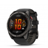 Garmin Fenix 8 Pro - 51mm Amoled Sapphire, Titanio con revestimiento de DLC con correa de silicona negra