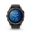 Garmin Fenix 8 Pro - 51mm Amoled Sapphire, Titanio con revestimiento de DLC con correa de silicona negra