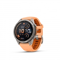 FENIX 9 PRO � INREACH, 43MM AMOLED TITANIO CORREA SILICONA EN SALM�N/NARANJA