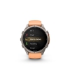 Fenix 9 Pro � inReach, 43mm Amoled Titanio correa silicona en salm�n/naranja