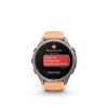 Fenix 9 Pro � inReach, 43mm Amoled Titanio correa silicona en salm�n/naranja