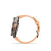 Fenix 9 Pro � inReach, 43mm Amoled Titanio correa silicona en salm�n/naranja