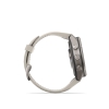 Garmin Fenix 9 Pro � inReach, 43mm Amoled Titanio correa silicona blanco