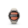 Garmin Fenix 9 Pro � inReach, 43mm Amoled Titanio correa silicona blanco