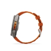 Fenix 9 Pro � inReach, 47mm Amoled Titanio correa silicona naranja/naranja claro