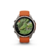 Fenix 9 Pro � inReach, 47mm Amoled Titanio correa silicona naranja/naranja claro