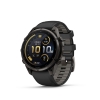 Garmin Fenix 9 Pro � inReach, 47mm Amoled Titanio revesti. de DLC gris carbon correa silicona negro