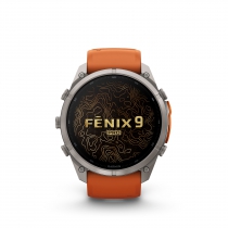 FENIX 9 PRO � INREACH, 51MM AMOLED TITANIO CORREA SILICONA NARANJA/NARANJA CLARO