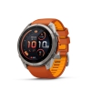 Fenix 9 Pro � inReach, 51mm Amoled Titanio correa silicona naranja/naranja claro