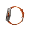 Fenix 9 Pro � inReach, 51mm Amoled Titanio correa silicona naranja/naranja claro